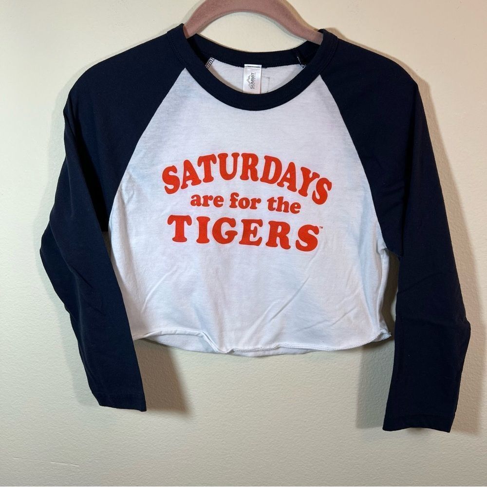 Summit Women’s Saturdays are for the Tigers Baseball Tee XS Clemson Auburn